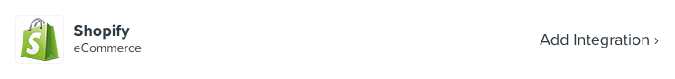 Klaviyo Shopify Integration - Add Integration